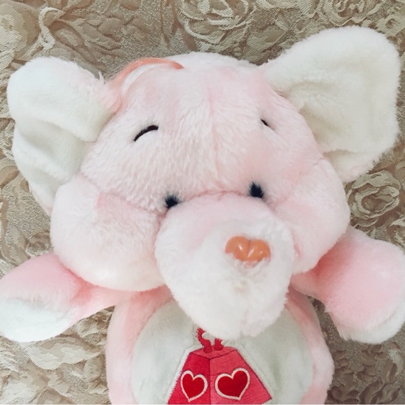 SOLD OUT ———- ORIGINAL 1984 CARE BEAR COUSIN LOTSA HEART ELEPHANT 13” Plush - Picture 2 of 14